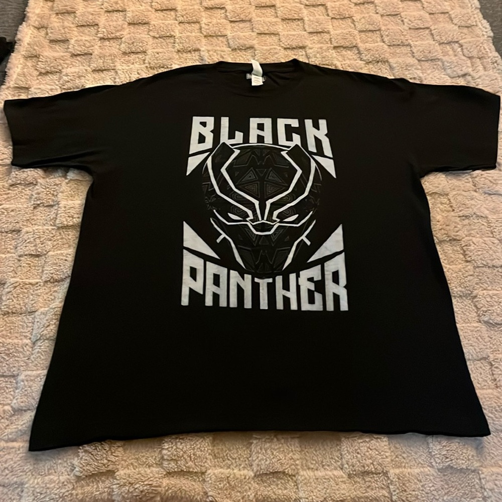 Black Panther Tee, Large, Black.